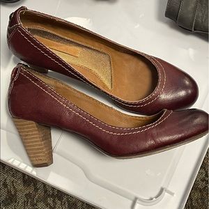 Calvin Klein red pumps